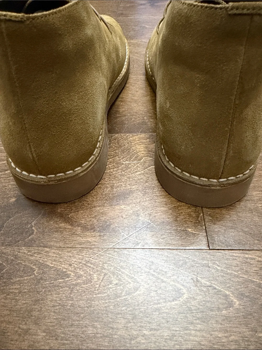 J. Crew Men's Tan Suede Chukka Boots
